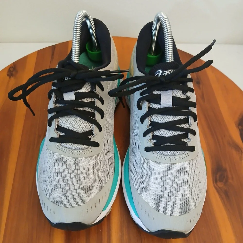 Asics Gel Kayano 24 Womens 8 Grey Running Shoes Sneakers T799N